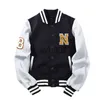 Männer Jacken 2020 Neue Ankunft Verkauf Baseball Uniform Mantel Fleece Baumwolle Brief Adrette Einreiher Bomber Jacke Marke Kleidung männer J230724