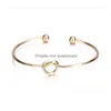 Bracelete Bracelete Nó Pulseira Moda Simples Manguito Pulseiras Abertas Sier Ouro Rosa Cores Tamanho Ajustável Para Mulheres Drop Delivery Jewe Dha0Z