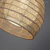 Pendant Lamps Retro Lamp Living Room With Southeast Asian Style Handmade Rattan Light