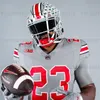 OSU Ohio State Buckeyes 2023-24 Gris NCAA College Football Jersey 7 C.J. Stroud Justin Fields Chris Olave Joey Bosa TreVeyon Jaxon Smith-NjigbaHenderson Hickman