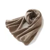 Foulards Smpevrg hiver femmes châle chaud écharpe élégante mode femme Wrap doux étoles laine tricot épais couverture solide Cappa Tippet