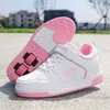 Rzędowe rolki buty do chodzenia przenośne oddychanie ręczne odejmowane dwukołowe hulajnogi dla dorosłych przesuwane dla chłopców dziewczęta letnie studenci HKD230720