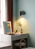 Wall Lamp Modern Bedside With Switch 5W Spotlight Black White Adjustable Lights Bedroom Led Reading AC90-220V