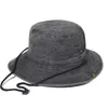 Wide Brim Hats Bucket Hats Fishing Hiking Sun Hat Men Women Boonie Hat Wide Brim Bucket Hat Outdoor Safari Summer Cap Cotton Bucket Hat 230724