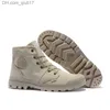 Boots New PALLADIUM Pallabrouse Men Women Boots Half Mens Boots Canvas Sneakers Casual Shoe Man AntiSlip Shoes 36457505005 Z230724