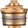 真鍮の銅蒸発バルブ蛇口タップカートリッジバスミキサータップシャワーミキシングバルブSH325Sの混合水温を調整する