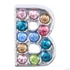 Shoe Parts Accessories 2022 Custom Designer Metal Bling Colorf Letter Design Charms For Ornaments Drop Delivery Oteny