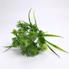 Fleurs décoratives plante artificielle fleur herbe mariage décoration murale feuille verte plastique faux maison jardin décor