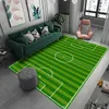 Carpets 3D Football Field Carpet for Kids Room Soft Floor Mat Microfiber Large Carpet Children Washable Baby Room Play Mat Boys Rug R230725