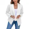 Women's Suits Blazers VITIANA Women Office Lady Blazers Spring 2022 Female Long Sleeve Open Stitch White OL Womens Jackets and Coats Plus SIze 5XL L230724