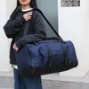 Bolsa esportiva para academia, feminina, masculina, esportiva, à prova d'água, bolsa de viagem para fins de semana, bolsa de noite de nylon de qualidade com compartimento para sapatos