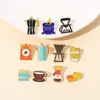 Brooches Vintage Home Item Enamel Pins Coffee Pot Cup Brooch Fashion Badge Drip Pin Gothic Jewelry Gift Drop