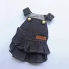 Abbigliamento per cani Cucciolo Ragazza Vestiti in denim Abito estivo per cani Abbigliamento Chihuahua Piccole razze di barboncino York Pomerania Pet Skirt187I