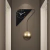 벽시계 조용한 가정 현대 디자인 럭셔리 대형 미니멀리스트 디지털 시계 3D 장식 Orologio da Parete Room