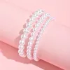 Charm Bracelets U-Magical Exquisite Double Layer Imitation Pearl Beaded Bracelet For Women Temperament Circle Party Jewellery