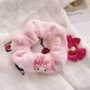 Cute Plush Kuromi Hair Rope Fashion Newest Women Hair Scrunchie Girls Elastic Rubbe Band Ponytail Holder Hair Accessories 2280