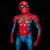 Halloween alla nya olika spiderhjälte Mark IV cosplay kostym pojkar män bodysuit zentai full kropp kostym vuxna barn q0910276o