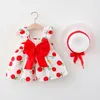 FMPDC Skirt Princess Halter Dress Baby Cotton Skirt Clothing Clothing Hat 2pcs