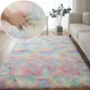 Carpets Kids Carpet Girl Rainbow Colors Carpets For Living Room Large Soft Bedroom Rugs Bedside Children's Room Floor Cute Mats R230725