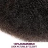 Spetsar med elegor slank remy bulk hår ingen fästning peruansk afro kinky lockigt våg mänsklig hår bulk för 1 st flätning naturlig färg flätor hår 230724