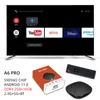 A6 Pro Android TV Box Android 11.0 LPDDR4 2GB 16GB 2.4G 5G WIFI Bluetooth Amlogic S905W2 AV1 4K Media Player Smart TV Box