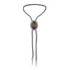 Strikjes bolo tie voor heren dames PU-leer touw vintage western cowboy verstelbaar