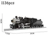 Action Toy Figures Spot Hightech City Retro Steam Train Expert Technical Building Blocks Classic Model Gifts Children's Toys CH 230724