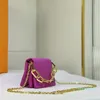 Дизайнерская серия Cruise Spring Designer Mini Beltbag Coussin Chaussin Chain Crossbode Baged Выборная кожаная кошечка для женщин