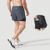 Shorts de course 2-en-1 Réfléchissant Hommes Séchage Rapide Pantalon De Survêtement Homme Gym Vêtements Football Football Maillots Cyclisme Basket Bas