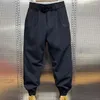 Pantaloni da uomo 2023 primavera autunno stile coreano vintage pantaloni lunghi larghi da uomo chic tinta unita abiti maschili alla moda