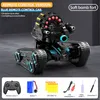 Carro elétrico RC para crianças, controle remoto, sensor de gesto, tanque de batalha, tração nas quatro rodas, offroad, mecha, menino, brinquedo 230724