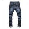 Men's Bear Classic Fashion PP Man Rock Moto Mens Casual Design Ripped Bevisad Skinny Denim Biker Plein Jeans L231024