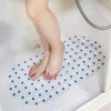 Badmattor Rektangel PVC Anti-Scid Soft Shower Badrum Massage Mat Sug Cup Non-Slip BathTub Mattan Stor storlek