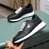 Populaire nieuwe casual-stylish sneakers schoenen re-nylon geborsteld lederen heren gebreide stoffen loper mesh runner trainers man sport buiten wandelen EU38-45