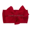 Bandeaux Mise À Jour Mignon Grand Arc Bandeau Bébé Enfants Noeud Large Élastique Bandes De Cheveux Capuches Tout-petit Accessoires Drop Delivery Bijoux Cheveux Dhmxq