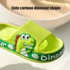 Chinelo Cartoon Animal Crianças Chinelos Verão Meninos Casa Antiderrapante Banheiro Meninas Dinossauro Macio Ao Ar Livre Praia Sandálias Chinelos 230721