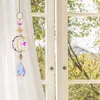 Decorações de jardim Prism Crystal Sun Catcher Pendurado Dream Window Light Pendente Decoração Ornamento Para Casa