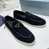 Mocassins grossos de designer feminino sapatos masculinos camurça couro mocassins sabots sabots sabots casuais preto branco ecru mules confortável salto plano mule mocassim tamanho ue 35-44