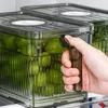 Bottiglie di stoccaggio Frigorifero Freeze Box Contenitore sigillato Casa Frutta e verdura Scatole per la conservazione degli alimenti Jar Organizer Gadget da cucina