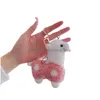 Porte-clés Longes 11Cm Belle Alpaga En Peluche Jouet Doux En Peluche Mignon Mouton Lama Animaux Poupées Porte-clés Cadeau Drop Delivery Mode Acce Dhm7J