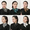 Luxury Silk Neckerchief Scarf for Women Ribbon Hand Wrist Wrap Headband Foulard Hair Band Accessory Sunscreen Neck Guard