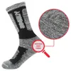 Sportstrumpor Yuedge Men Socks Breattable Cotton Pad Work Boots Sports Handing Socks Winter Socks 5 Par 37-46 EU 230720