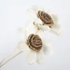 Fiori decorativi 2PCS Sun Flower Fireless Rattan Stick Diffusore di fragranze Decorazioni per la casa fai da te