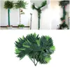 装飾的な花ハワイの装飾家庭用ガーデンパーティー100pcs（緑）のためのリアルなゴブリンコルームの装飾