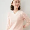 Женские свитера 2023 Модный свитер. Пуловер V-образный выпуск v-образный выстрел женский кашемировый вязаный вязаный вязаный