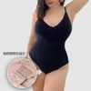 Body modelador feminino sem costura espartilho modelador corporal de uma peça que aperta o abdômen e levanta as nádegas molda roupas íntimas elásticas