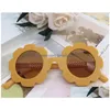 Sunglasses Children Flower Shape Round Frame Sunglass Uv400 Eyewear For Boy Girl Lovely Baby Sun Glasses Drop Delivery Fashion Accesso Dhl8N