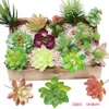 Decoratieve objecten beeldjes 12 stuks Kunstmatig Groen Paars Rood Massaal Vetplanten DHZ Huis Tuin Kantoor Bruiloft Decoratie Mini Bonsai Plante L230724