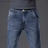 Männer Jeans 2022 Winter Herren Warme Dicke Regular Fit Jeans Stilvolle Lässige Blau Grau Fleece Denim Hosen Männliche Marke Hosen Kleidung L230724