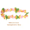 Decorative Flowers 1 Set Of Hawaii Leis Decorations Flower Wristbands Headbands Necklaces For Girls